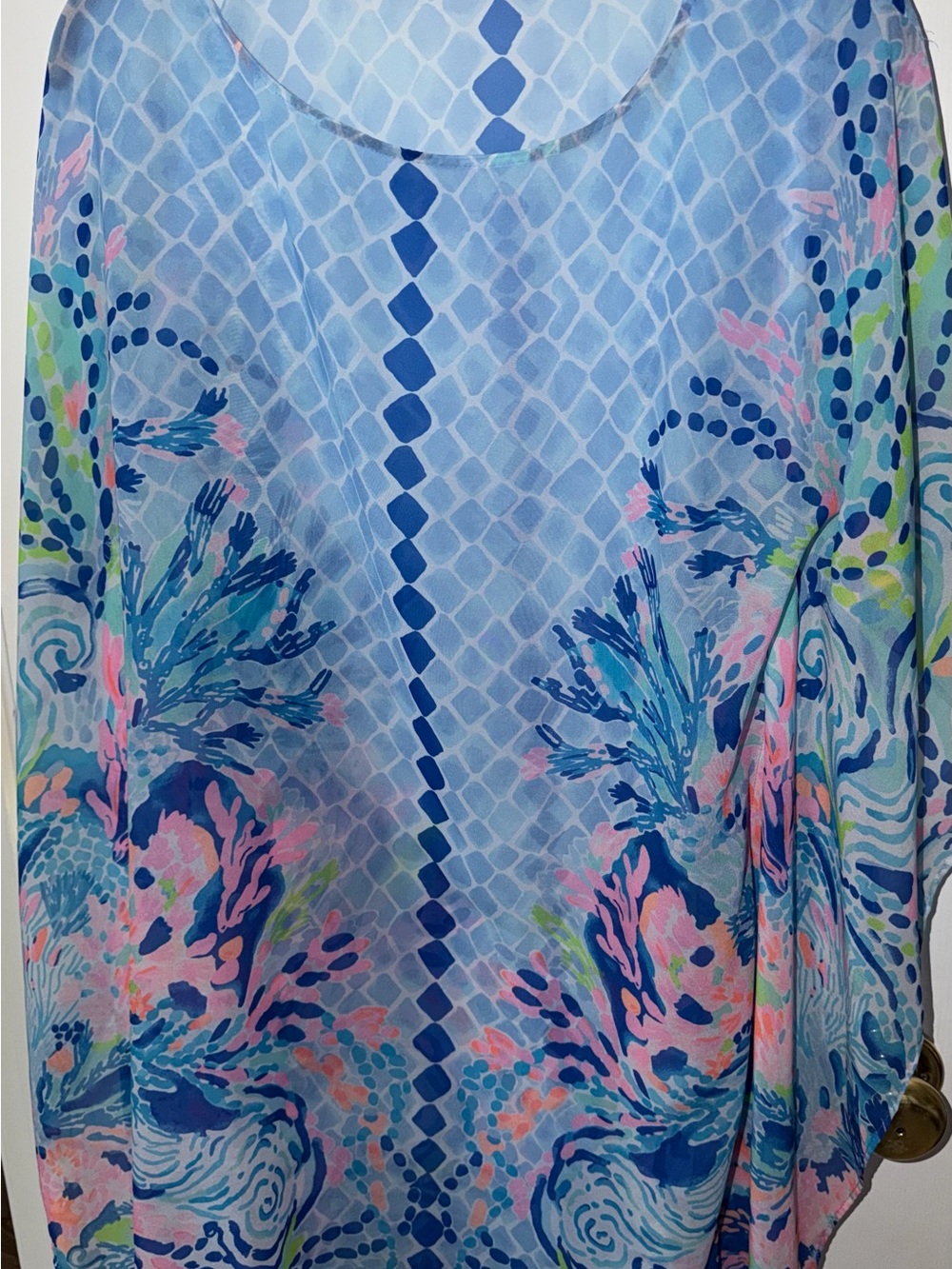 Lilly Pulitzer Alvaro Swim Coverup Multi Hidden Treasure Engine Sm/Med - Picture 3 of 7